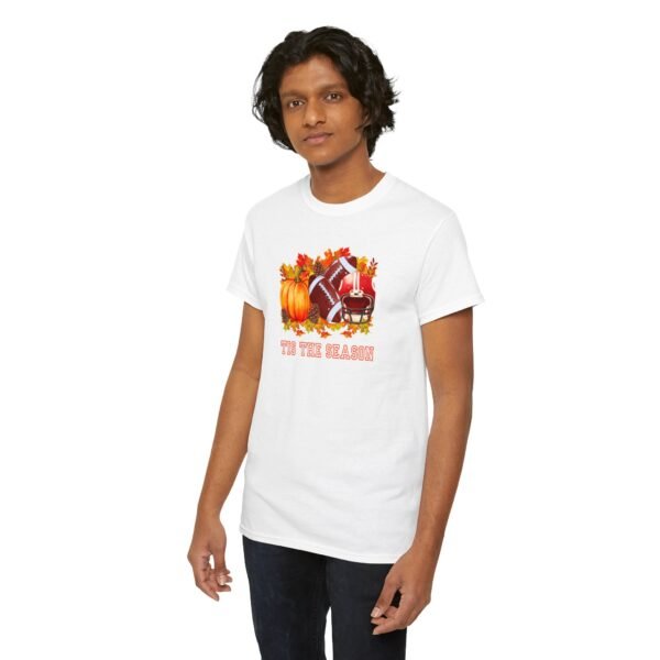 Tis the Season Cotton Tee, football, fall, pumpkins - Image 19