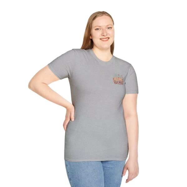 Thankful Grateful and Blessed Softstyle T-Shirt, fall, thankful, pumkins - Image 41