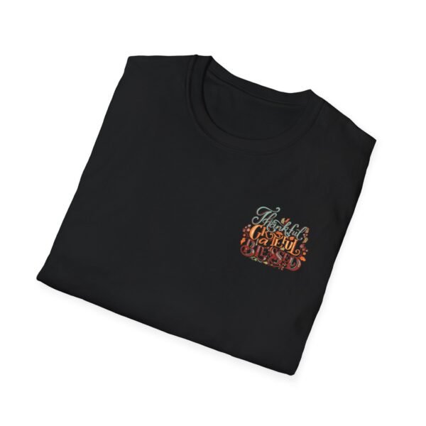 Thankful Grateful and Blessed Softstyle T-Shirt, fall, thankful, pumkins - Image 16