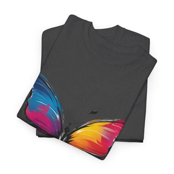 Painted butterfly Heavy Cotton Tee, butterfly, bright colors, t-shirts, butterflies - Image 141