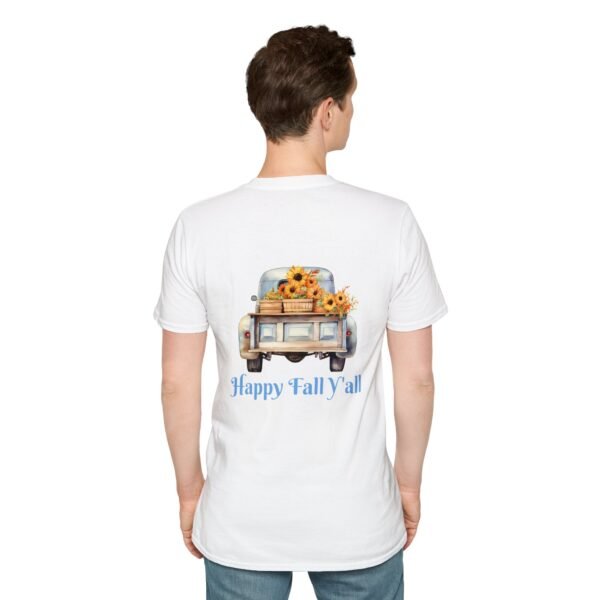 Thankful Grateful and Blessed Softstyle T-Shirt, fall, thankful, pumkins - Image 8