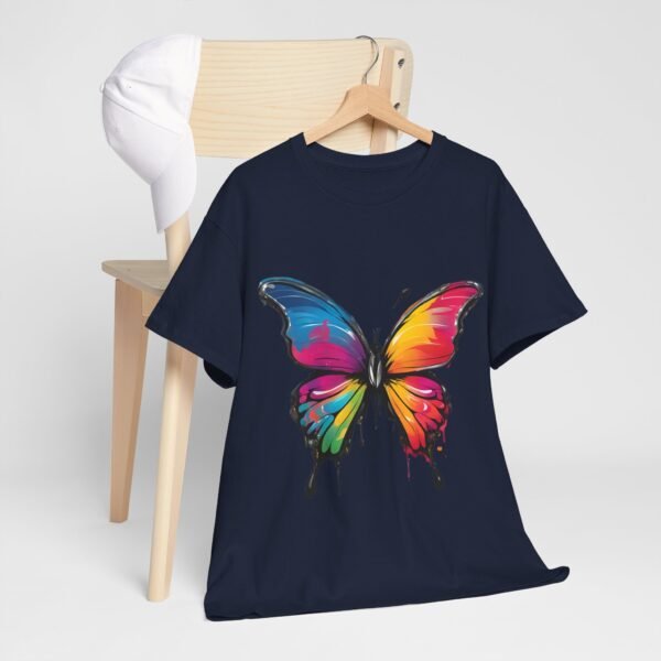 Painted butterfly Heavy Cotton Tee, butterfly, bright colors, t-shirts, butterflies - Image 18