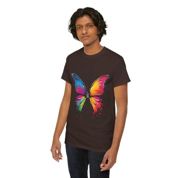 Painted butterfly Heavy Cotton Tee, butterfly, bright colors, t-shirts, butterflies - Image 127