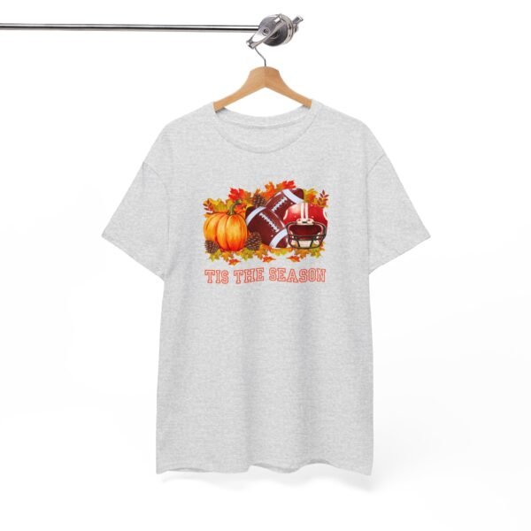 Tis the Season Cotton Tee, football, fall, pumpkins - Image 34