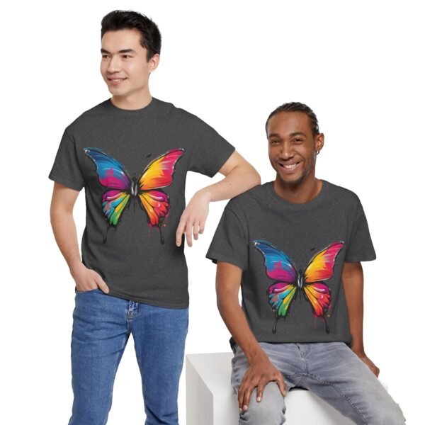 Painted butterfly Heavy Cotton Tee, butterfly, bright colors, t-shirts, butterflies - Image 161