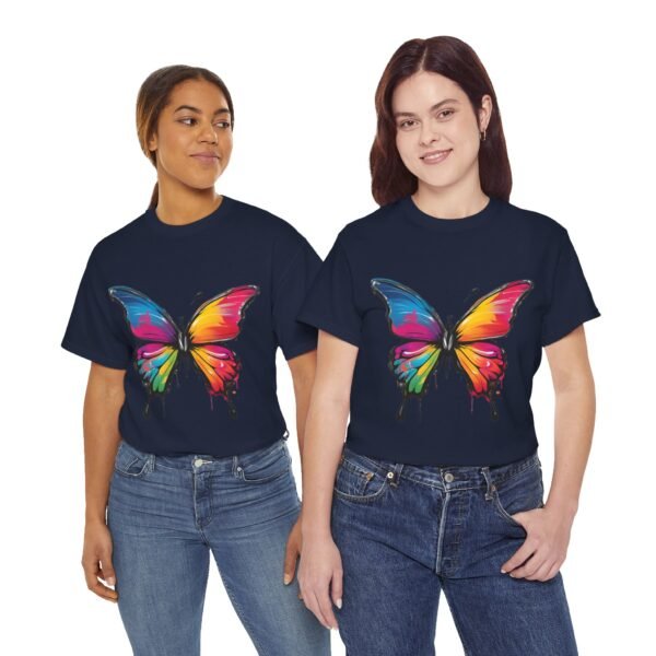 Painted butterfly Heavy Cotton Tee, butterfly, bright colors, t-shirts, butterflies - Image 34