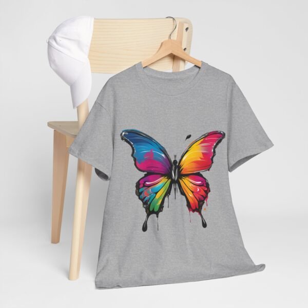 Painted butterfly Heavy Cotton Tee, butterfly, bright colors, t-shirts, butterflies - Image 90