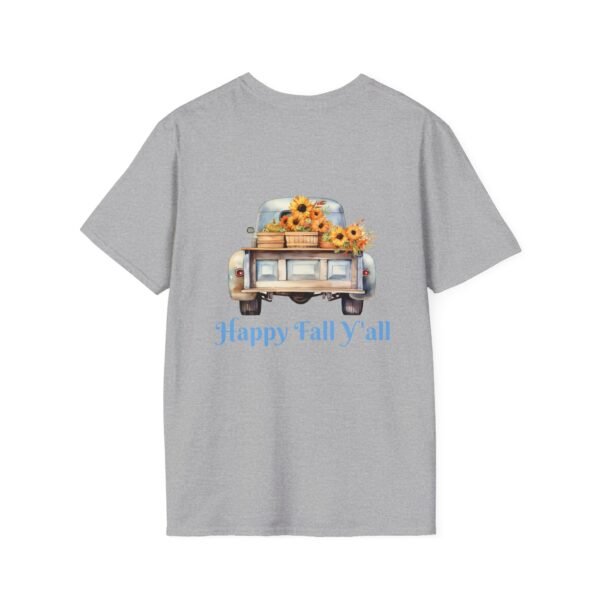 Thankful Grateful and Blessed Softstyle T-Shirt, fall, thankful, pumkins - Image 38
