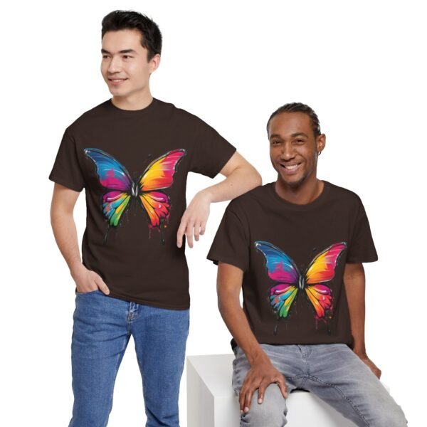 Painted butterfly Heavy Cotton Tee, butterfly, bright colors, t-shirts, butterflies - Image 134