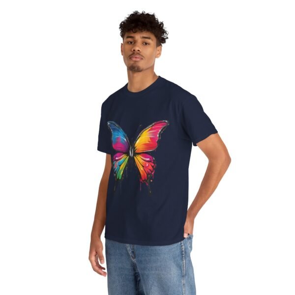 Painted butterfly Heavy Cotton Tee, butterfly, bright colors, t-shirts, butterflies - Image 23