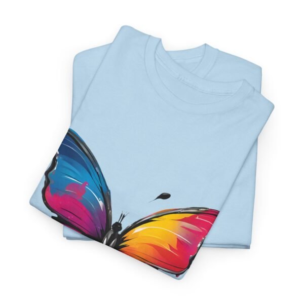 Painted butterfly Heavy Cotton Tee, butterfly, bright colors, t-shirts, butterflies - Image 195