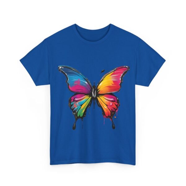 Painted butterfly Heavy Cotton Tee, butterfly, bright colors, t-shirts, butterflies - Image 247