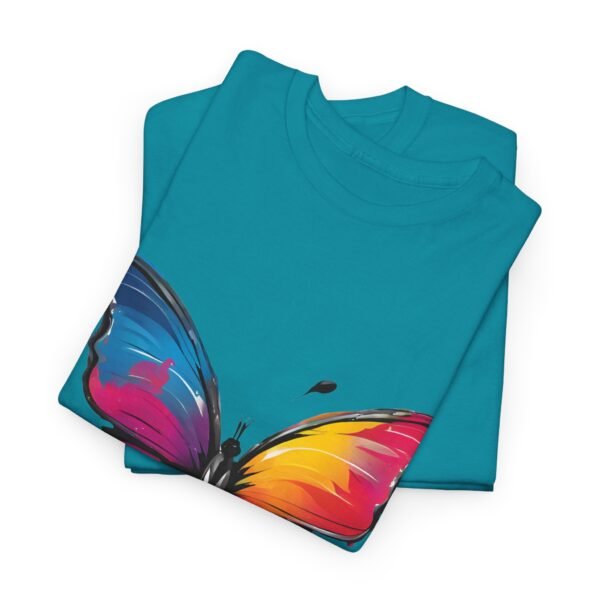Painted butterfly Heavy Cotton Tee, butterfly, bright colors, t-shirts, butterflies - Image 168