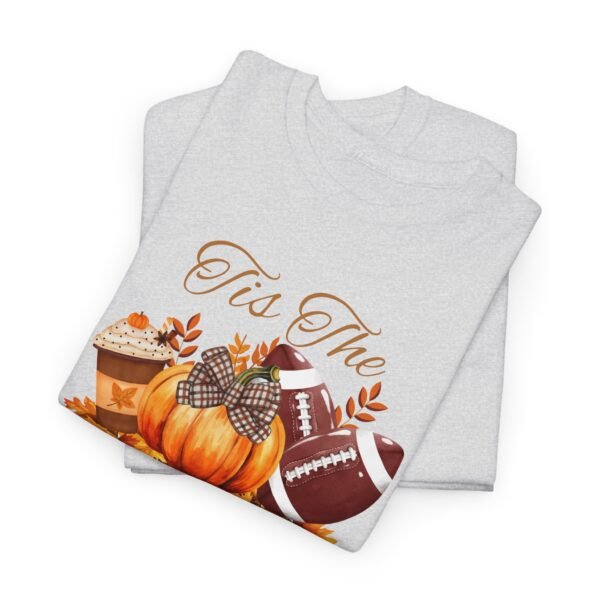 Tis the Season Cotton Tee, football, fall,  pumpkins - Image 32