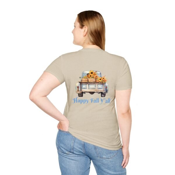 Thankful Grateful and Blessed Softstyle T-Shirt, fall, thankful, pumkins - Image 30