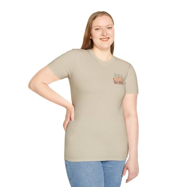Thankful Grateful and Blessed Softstyle T-Shirt, fall, thankful, pumkins - Image 29