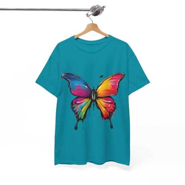 Painted butterfly Heavy Cotton Tee, butterfly, bright colors, t-shirts, butterflies - Image 170