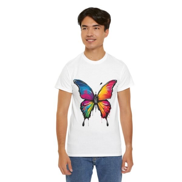 Painted butterfly Heavy Cotton Tee, butterfly, bright colors, t-shirts, butterflies - Image 21