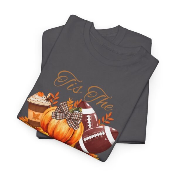 Tis the Season Cotton Tee, football, fall,  pumpkins - Image 70