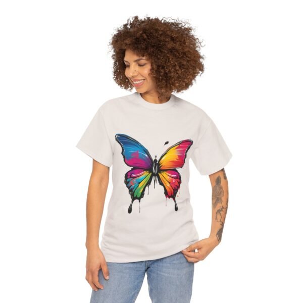 Painted butterfly Heavy Cotton Tee, butterfly, bright colors, t-shirts, butterflies - Image 55