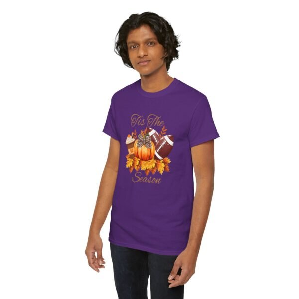 Tis the Season Cotton Tee, football, fall,  pumpkins - Image 138