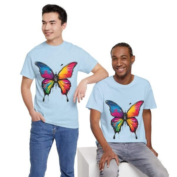 Painted butterfly Heavy Cotton Tee, butterfly, bright colors, t-shirts, butterflies - Image 215