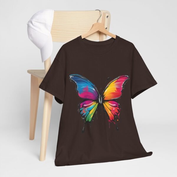 Painted butterfly Heavy Cotton Tee, butterfly, bright colors, t-shirts, butterflies - Image 117