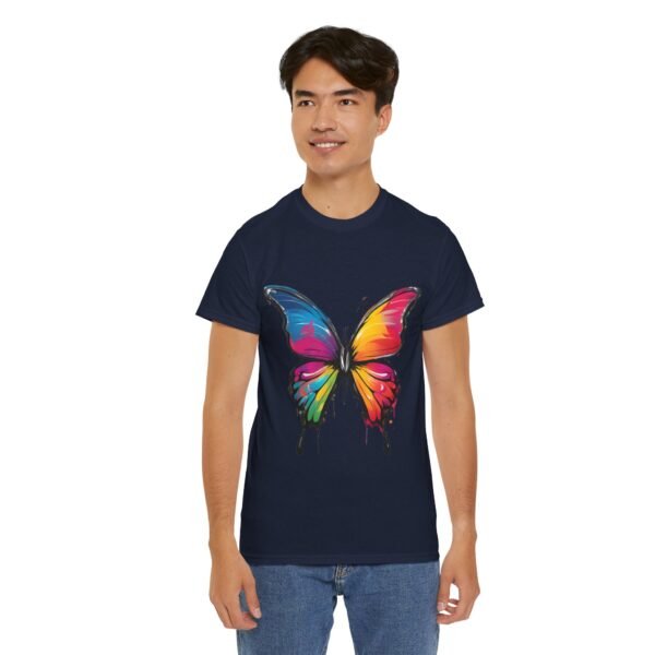 Painted butterfly Heavy Cotton Tee, butterfly, bright colors, t-shirts, butterflies - Image 279