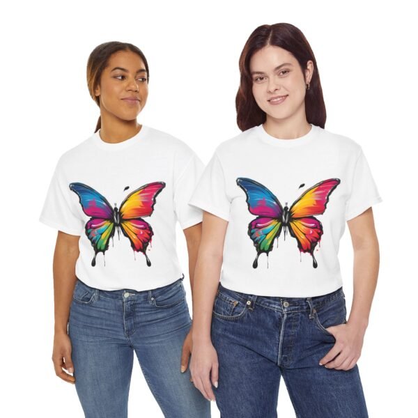 Painted butterfly Heavy Cotton Tee, butterfly, bright colors, t-shirts, butterflies - Image 25