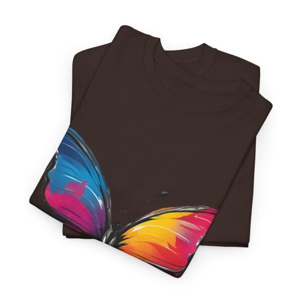 Painted butterfly Heavy Cotton Tee, butterfly, bright colors, t-shirts, butterflies - Image 114