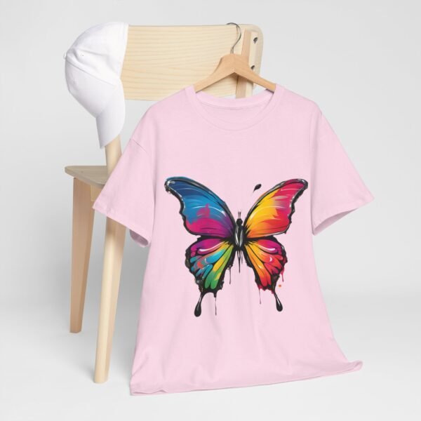 Painted butterfly Heavy Cotton Tee, butterfly, bright colors, t-shirts, butterflies - Image 72