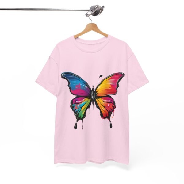 Painted butterfly Heavy Cotton Tee, butterfly, bright colors, t-shirts, butterflies - Image 71