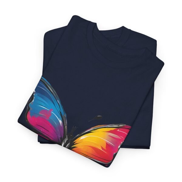 Painted butterfly Heavy Cotton Tee, butterfly, bright colors, t-shirts, butterflies - Image 264