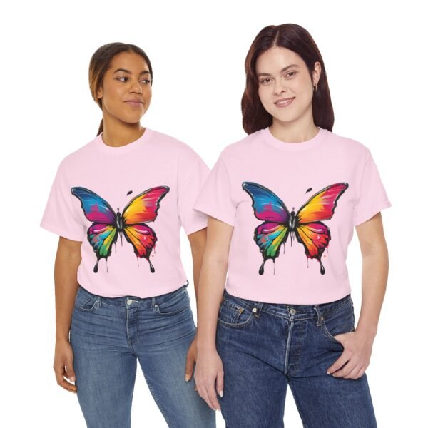 Painted butterfly Heavy Cotton Tee, butterfly, bright colors, t-shirts, butterflies - Image 88