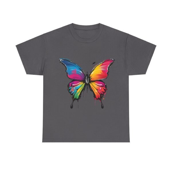 Painted butterfly Heavy Cotton Tee, butterfly, bright colors, t-shirts, butterflies - Image 218