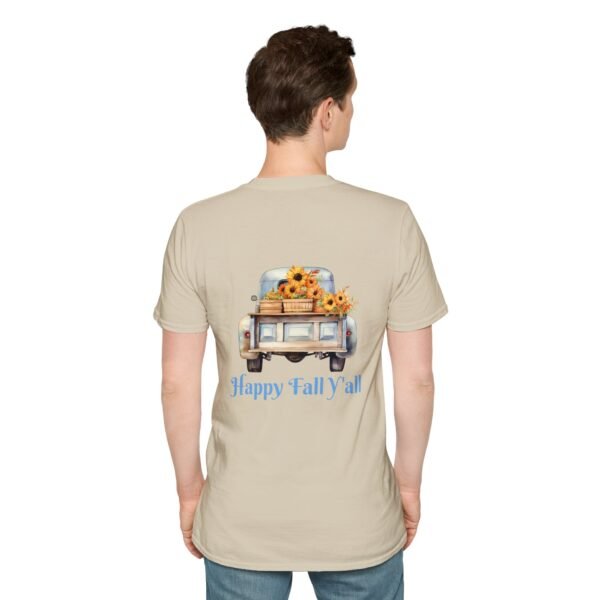 Thankful Grateful and Blessed Softstyle T-Shirt, fall, thankful, pumkins - Image 32