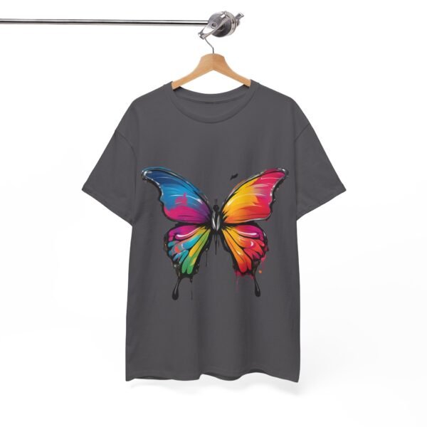 Painted butterfly Heavy Cotton Tee, butterfly, bright colors, t-shirts, butterflies - Image 224