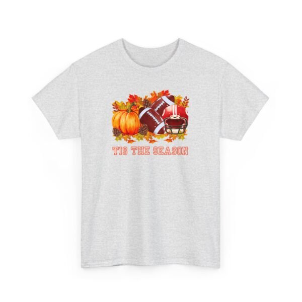 Tis the Season Cotton Tee, football, fall, pumpkins - Image 30