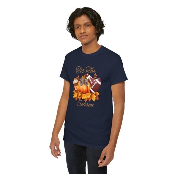Tis the Season Cotton Tee, football, fall,  pumpkins - Image 111