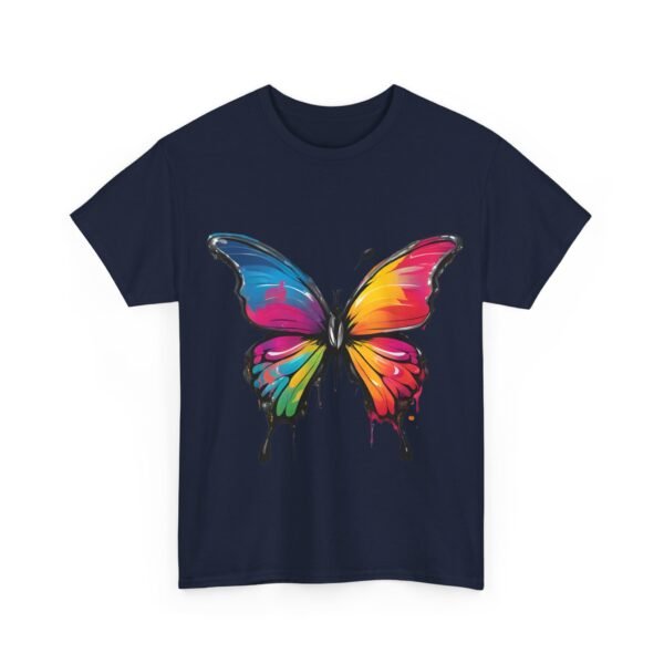Painted butterfly Heavy Cotton Tee, butterfly, bright colors, t-shirts, butterflies - Image 262