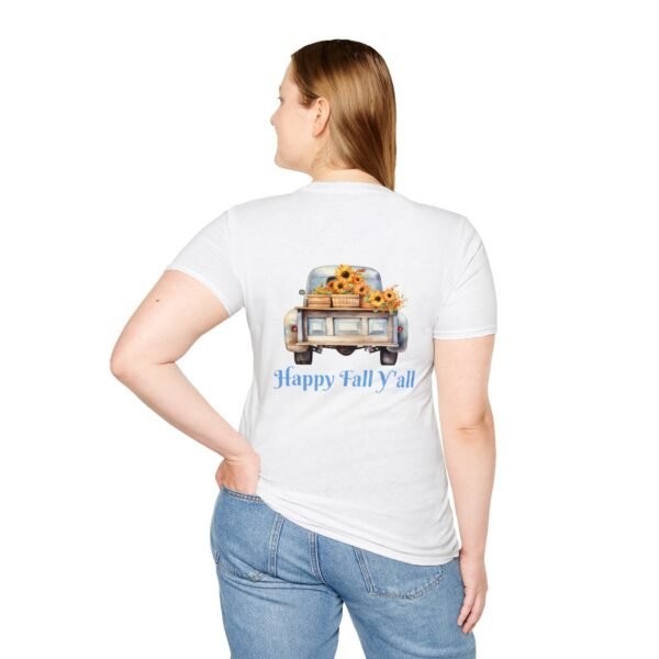 Thankful Grateful and Blessed Softstyle T-Shirt, fall, thankful, pumkins - Image 6