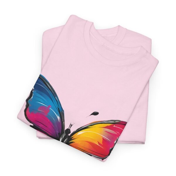 Painted butterfly Heavy Cotton Tee, butterfly, bright colors, t-shirts, butterflies - Image 318
