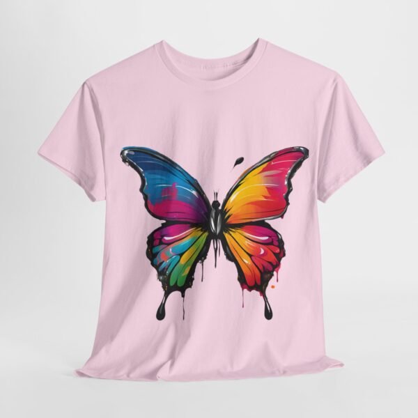 Painted butterfly Heavy Cotton Tee, butterfly, bright colors, t-shirts, butterflies - Image 70