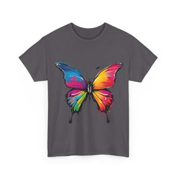 Painted butterfly Heavy Cotton Tee, butterfly, bright colors, t-shirts, butterflies - Image 220