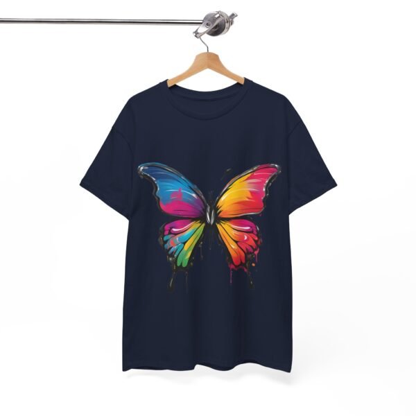 Painted butterfly Heavy Cotton Tee, butterfly, bright colors, t-shirts, butterflies - Image 266