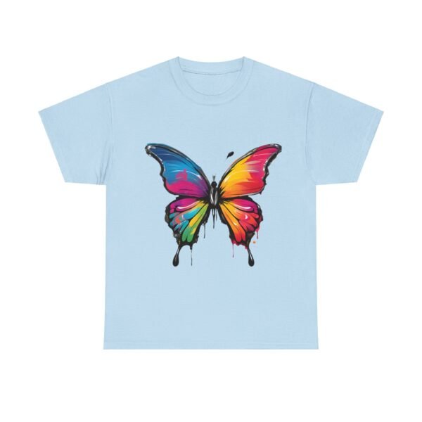 Painted butterfly Heavy Cotton Tee, butterfly, bright colors, t-shirts, butterflies - Image 191
