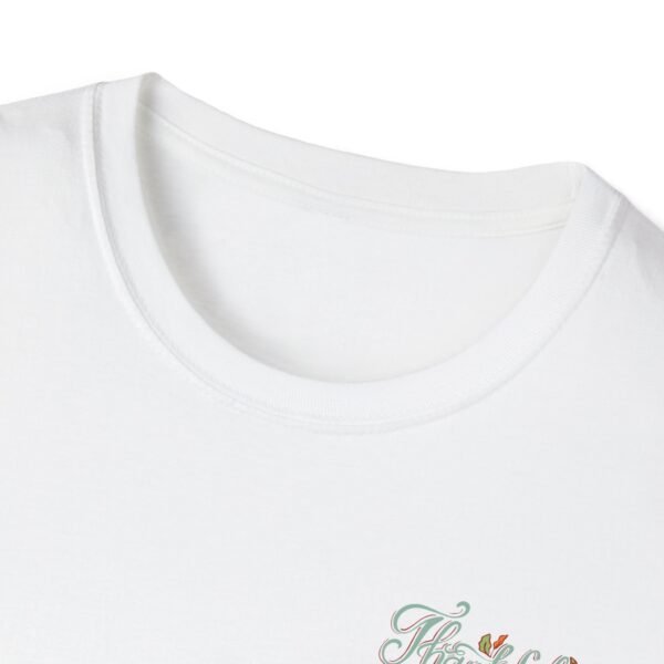 Thankful Grateful and Blessed Softstyle T-Shirt, fall, thankful, pumkins - Image 3