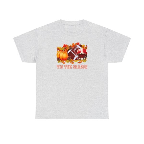Tis the Season Cotton Tee, football, fall, pumpkins - Image 28