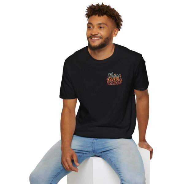 Thankful Grateful and Blessed Softstyle T-Shirt, fall, thankful, pumkins - Image 24
