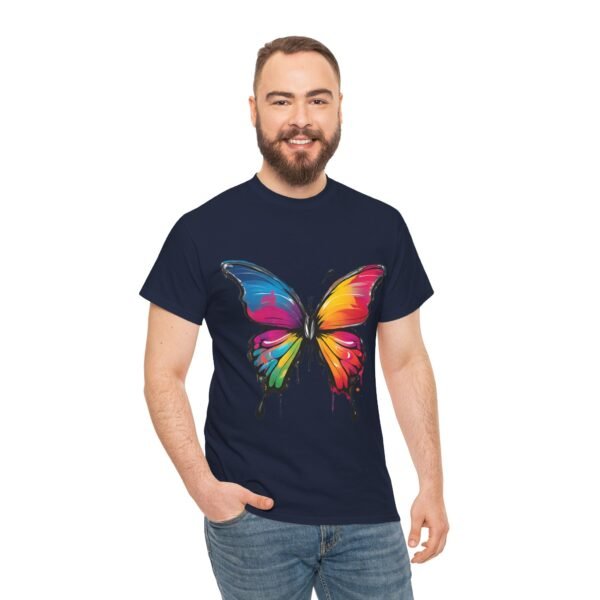Painted butterfly Heavy Cotton Tee, butterfly, bright colors, t-shirts, butterflies - Image 22
